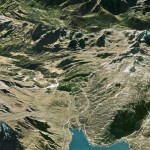 Google Earth view of my undergraduate mapping area at Lukmanierpass.